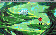 Space Quest V: The Next Mutation for IBM PC/Compatibles - Arrived on a toxic planet.