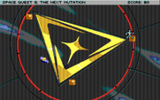 Space Quest V: The Next Mutation for IBM PC/Compatibles - Roger needs to clean up this emblem.
