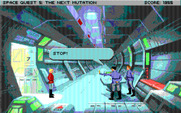 Space Quest V: The Next Mutation for IBM PC/Compatibles - Roger isn't welcome here.