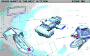 Space Quest V: The Next Mutation for IBM PC/Compatibles - Roger's new ship.