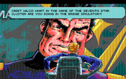 Space Quest V: The Next Mutation for IBM PC/Compatibles - Roger Wilco is caught in the flight simulator.