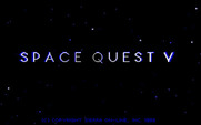 Space Quest V: The Next Mutation for IBM PC/Compatibles - Title screen 1.
