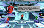 Space Quest V: The Next Mutation for IBM PC/Compatibles - Introducing the crew.