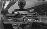 Space Quest V: The Next Mutation for IBM PC/Compatibles - Sneaking around...
