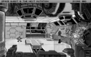 Space Quest V: The Next Mutation for IBM PC/Compatibles - On board the ship.