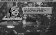 Space Quest V: The Next Mutation for IBM PC/Compatibles - Uh oh, Roger is in trouble!