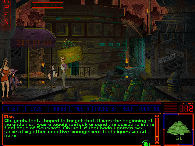 Space Quest 6: Roger Wilco in the Spinal Frontier IBM PC/Compatibles Screenshot: You'll run into a few people from Roger's past...