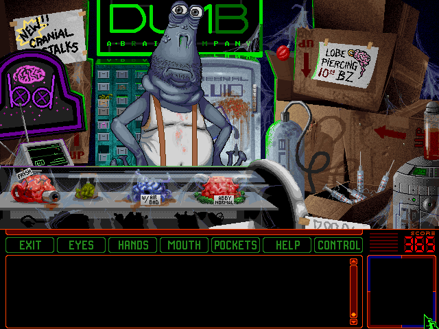 Space Quest 6: Roger Wilco in the Spinal Frontier IBM PC/Compatibles Screenshot: Meeting Fester Blatz once again!