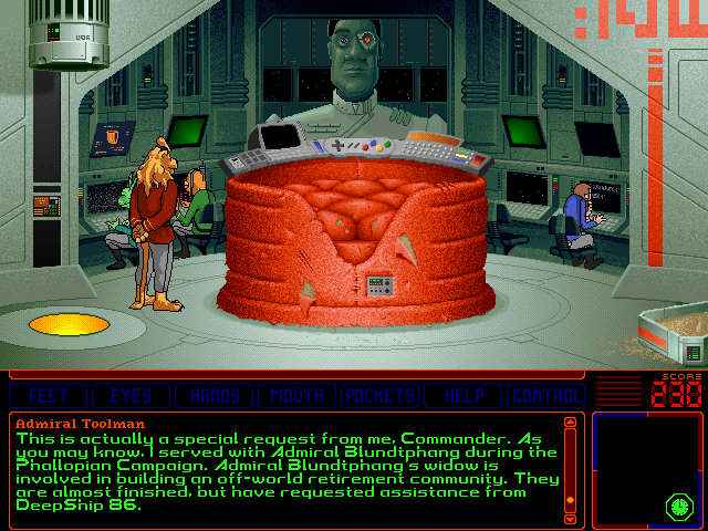 Space Quest 6: Roger Wilco in the Spinal Frontier IBM PC/Compatibles Screenshot: A cutscene continues the plot...