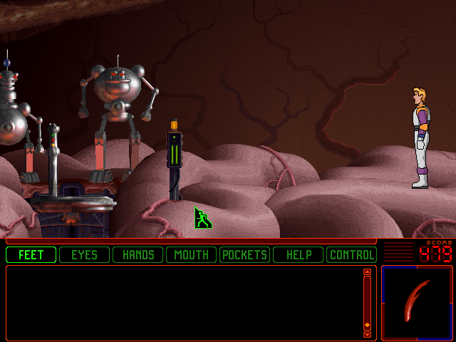 Space Quest 6: Roger Wilco in the Spinal Frontier IBM PC/Compatibles Screenshot: Lookout, more nanites!
