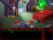 Space Quest 6: Roger Wilco in the Spinal Frontier for IBM PC/Compatibles - Roger's room sure is a mess...