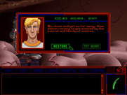 Space Quest 6: Roger Wilco in the Spinal Frontier for IBM PC/Compatibles - Oops, game over...