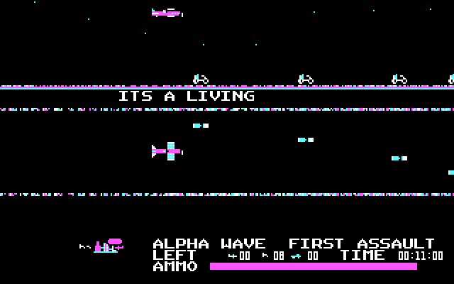Flightmare IBM PC/Compatibles Screenshot: Fighting opponents; it's a living!
