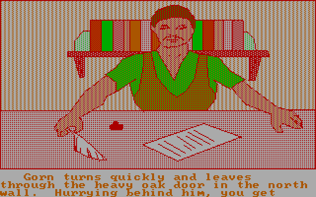 Quest, The IBM PC/Compatibles Screenshot: First we need to get some provisions.