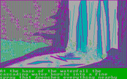 Quest, The for IBM PC/Compatibles - At the base of a waterfall...