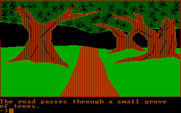Quest, The for IBM PC/Compatibles - A small grove of trees; which way to go?