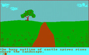 Quest, The for IBM PC/Compatibles - Exploring a landscape.