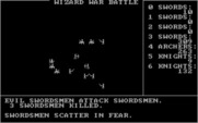 Wizard War for IBM PC/Compatibles - The swordsmen scatter in fear...