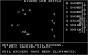 Wizard War for IBM PC/Compatibles - A battle in progress...