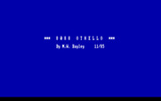 8088 Othello for IBM PC/Compatibles - Title screen.