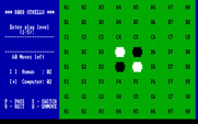 8088 Othello for IBM PC/Compatibles - Starting a new game.