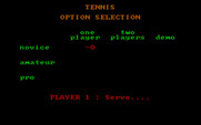 Tournament Tennis for IBM PC/Compatibles - Setting up the players...