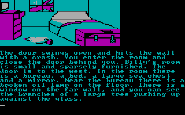 Treasure Island IBM PC/Compatibles Screenshot: What's to be found here?