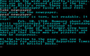 Treasure Island for IBM PC/Compatibles - A view of an all-text screen in this game
