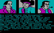 Treasure Island for IBM PC/Compatibles - The shipmates aboard the Hispaniola