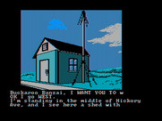 Adventures of Buckaroo Banzai: Across the Eighth Dimension, The for IBM PC/Compatibles - Hmm, what's inside this shed?