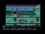 Adventures of Buckaroo Banzai: Across the Eighth Dimension, The for IBM PC/Compatibles - Ooh, lots of items to pick up!