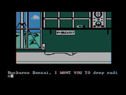 Adventures of Buckaroo Banzai: Across the Eighth Dimension, The for IBM PC/Compatibles - Setting up a radio...