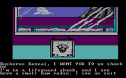 Adventures of Buckaroo Banzai: Across the Eighth Dimension, The for IBM PC/Compatibles - Ah, a radio!