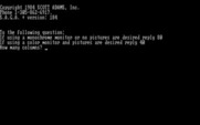 Adventures of Buckaroo Banzai: Across the Eighth Dimension, The for IBM PC/Compatibles - Game loading and display select options.