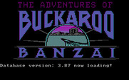 Adventures of Buckaroo Banzai: Across the Eighth Dimension, The for IBM PC/Compatibles - Title screen.