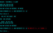 Amulet of Yendor for IBM PC/Compatibles - Fighting an orc.