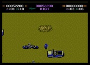 Commando for Atari 7800 - Don't get run over...