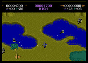 Commando for Atari 7800 - The next mission has a lot of water getting in the way...