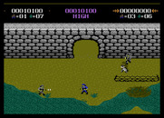 Commando for Atari 7800 - These narrow doorways are often well guarded.