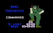 Commando for Intellivision - Title screen.
