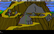 King's Quest III: To Heir is Human for IBM PC/Compatibles - This path is narrow, and walking down it can be dangerous...