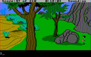 King's Quest III: To Heir is Human for IBM PC/Compatibles - Looks like the edge of a desert...