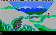 King's Quest III: To Heir is Human for IBM PC/Compatibles - My journey takes me through a snowy mountain...