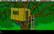King's Quest III: To Heir is Human for IBM PC/Compatibles - A treehouse...I wonder if anyone is home?