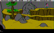 King's Quest III: To Heir is Human for IBM PC/Compatibles - Uh oh, yet another narrow path! Don't fall...