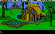 King's Quest III: To Heir is Human for IBM PC/Compatibles - Outside a quaint house...
