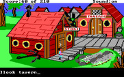 King's Quest III: To Heir is Human for IBM PC/Compatibles - A local town...