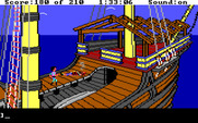 King's Quest III: To Heir is Human for IBM PC/Compatibles - Time to leave this pirate ship...