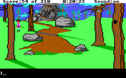 King's Quest III: To Heir is Human for IBM PC/Compatibles - The path leading to the castle...