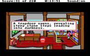 King's Quest III: To Heir is Human for IBM PC/Compatibles - Sneaking about the house; don't get caught!
